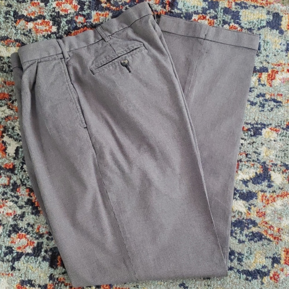 Jos A Bank Herringbone Slacks/Dress Pants 36x34